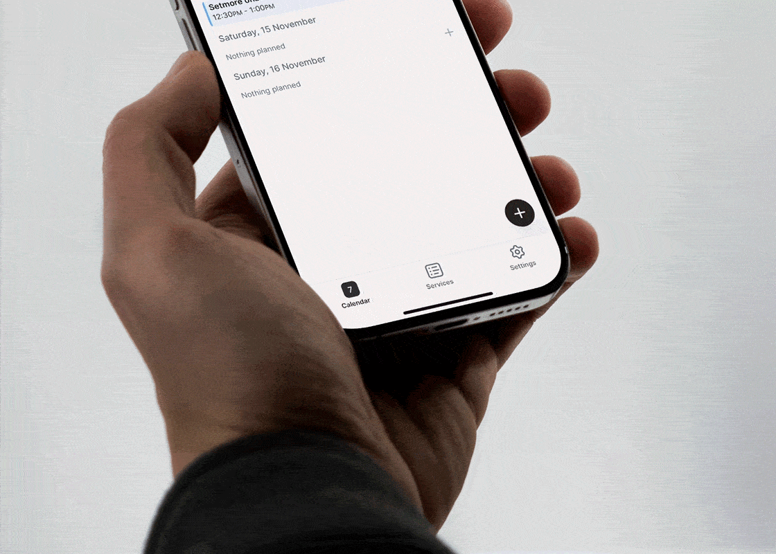 quick payment setmore mobile app animation