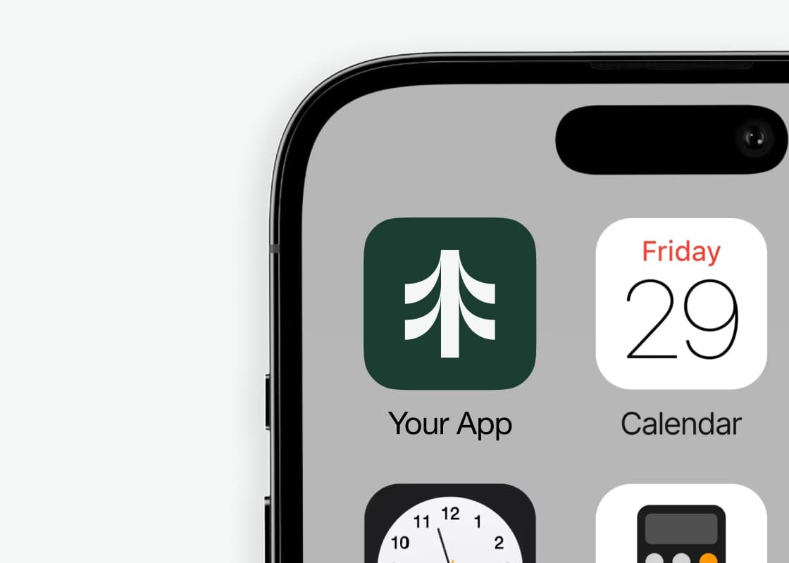 branded mobile app icon