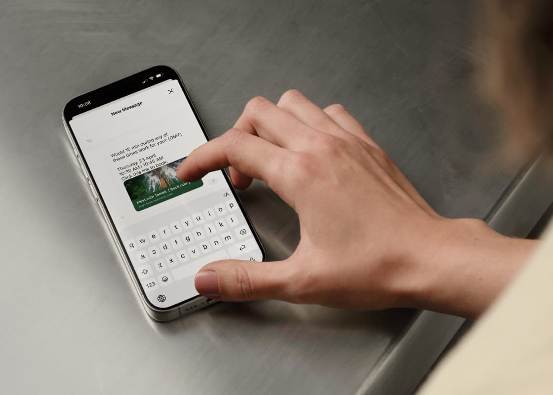 one time meeting sharing on mobile